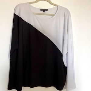 Inc. international concepts XL top. Black & White
